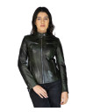 Women's Green Leather Jacket - Vanessa | Leather Trend
