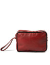 Men's bag in genuine Bordeaux leather 100% made in Italy mod. Travel